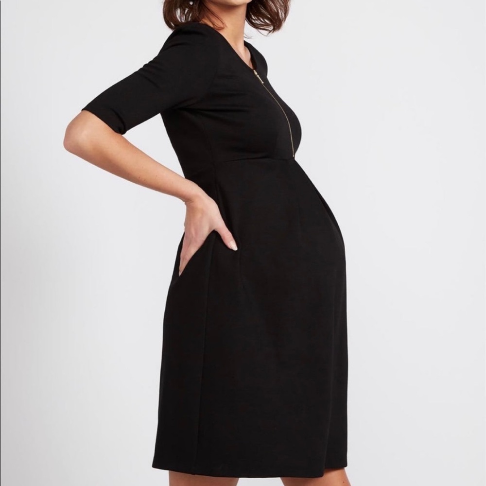 Isabella Oliver Maternity Black Dress Size 6